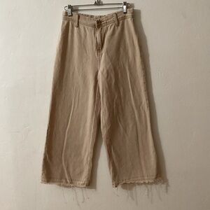 Rewash Brand 100% Cotton Blush Colored, Wide Leg Jeans